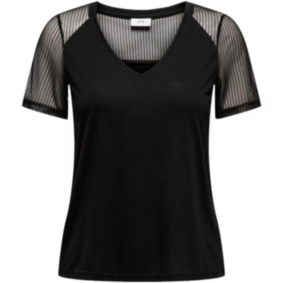 Jacqueline De Yong  T-Shirt JDYSTINNE S/S STRIPE MESH TOP JRS 15333563 günstig online kaufen