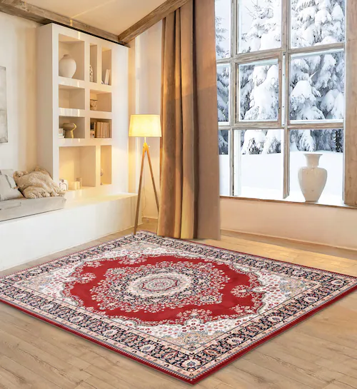 my home Wollteppich »Oriental D3«, rechteckig, 10 mm Höhe, reine Wolle, Ori günstig online kaufen