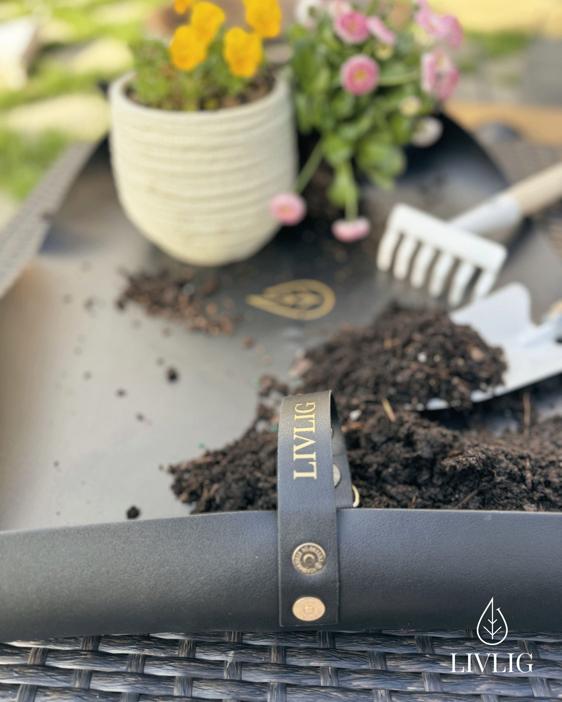 LIVLIG Gartenpflege-Set Pflanzmatte, Umtopfmatte, Gärtnerunterlage, 70 günstig online kaufen