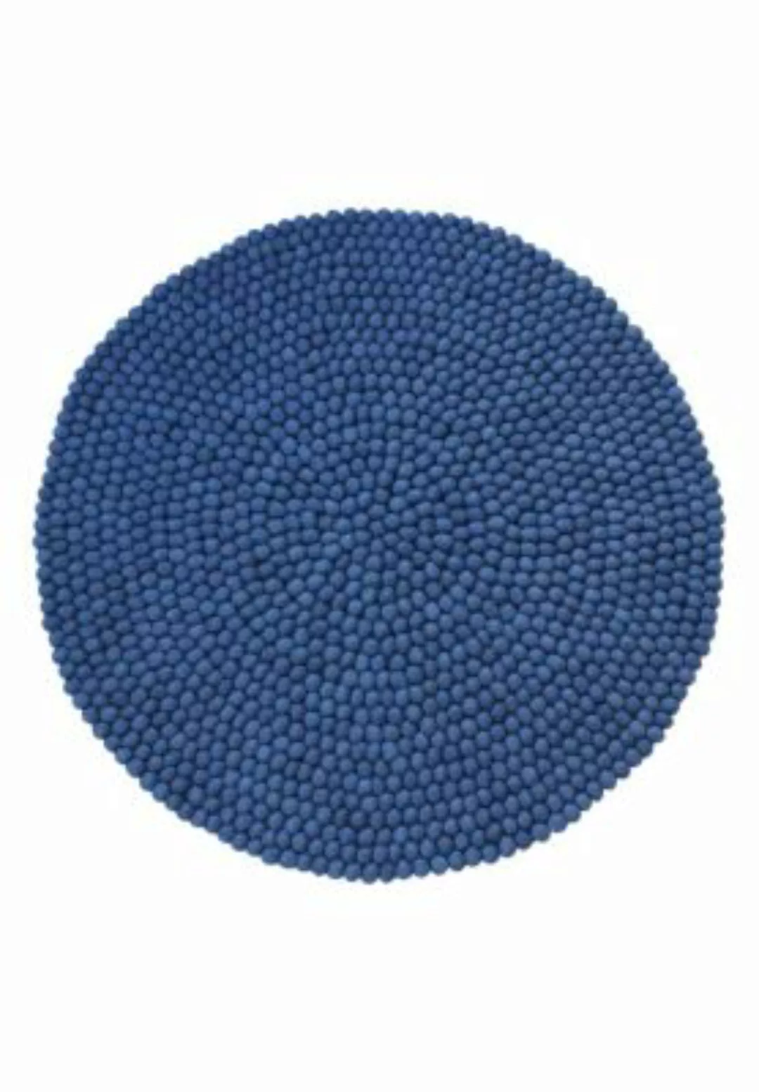 WOOLDOT Solid Teppiche dunkelblau Gr. 120 günstig online kaufen