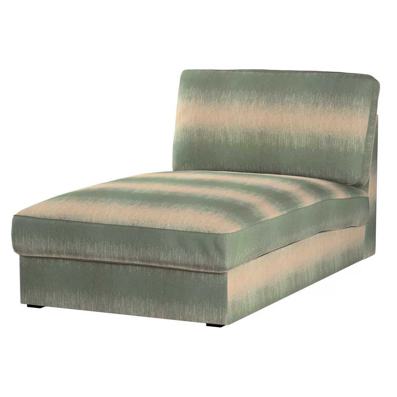 Bezug für Kivik Recamiere Sofa, grün-beige, Bezug für Kivik Recamiere, Livi günstig online kaufen