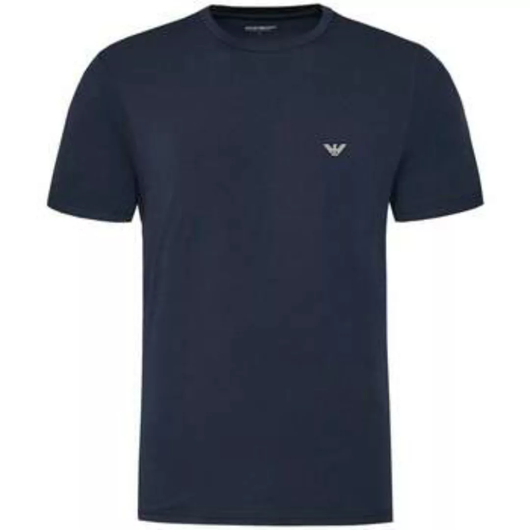 Emporio Armani  T-Shirts & Poloshirts Beach Crew Neck T-Shirt Armani Blue günstig online kaufen