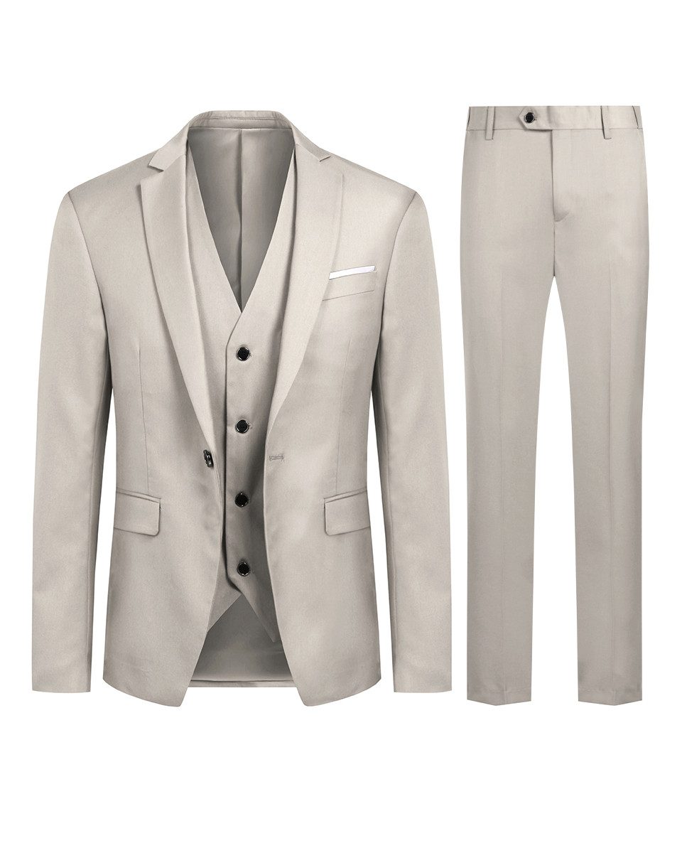 Allthemen Anzug (3 tlg) Herren Slim günstig online kaufen