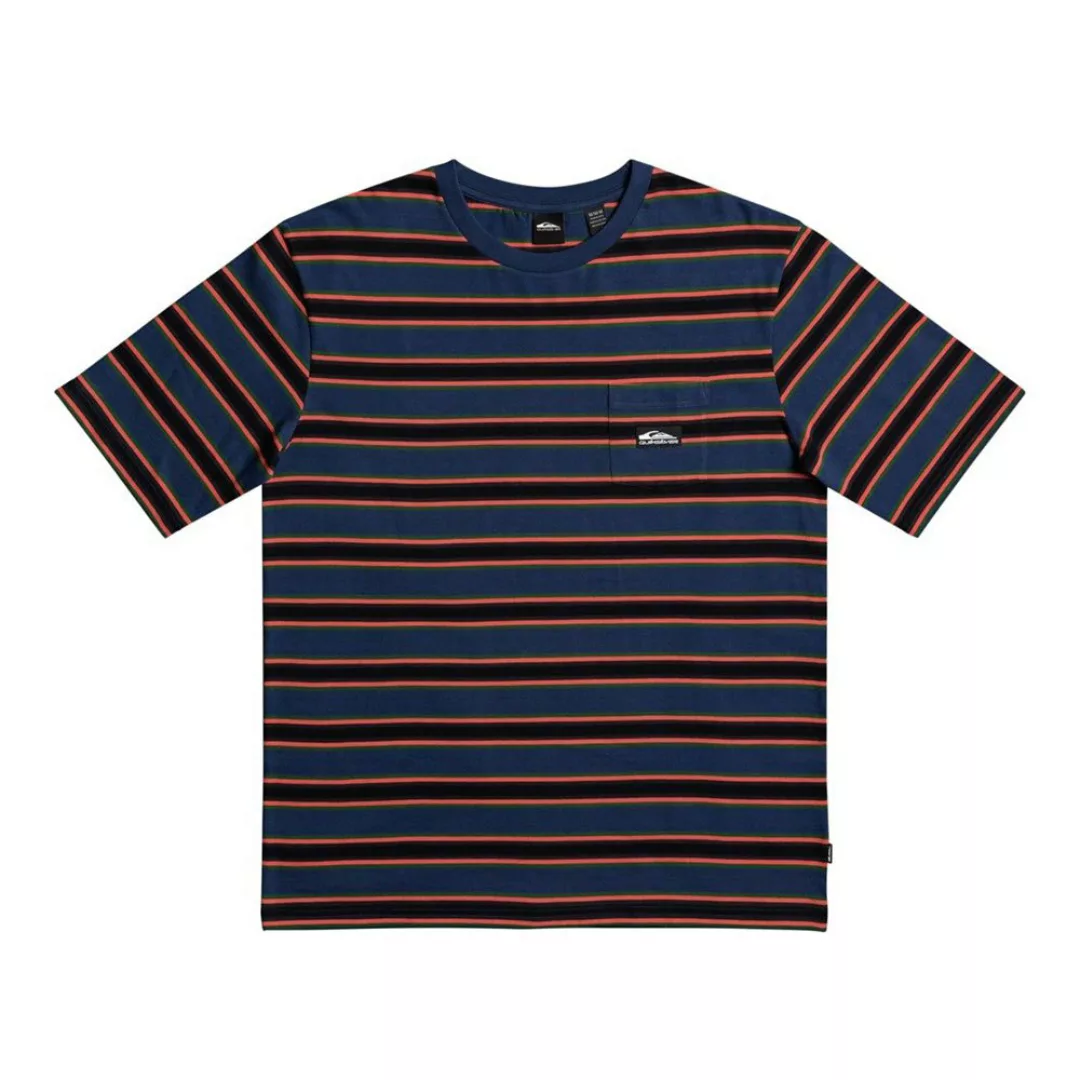 Quiksilver Quick Stripe Kurzärmeliges T-shirt XL Og Quik Stripe Dark Denim günstig online kaufen