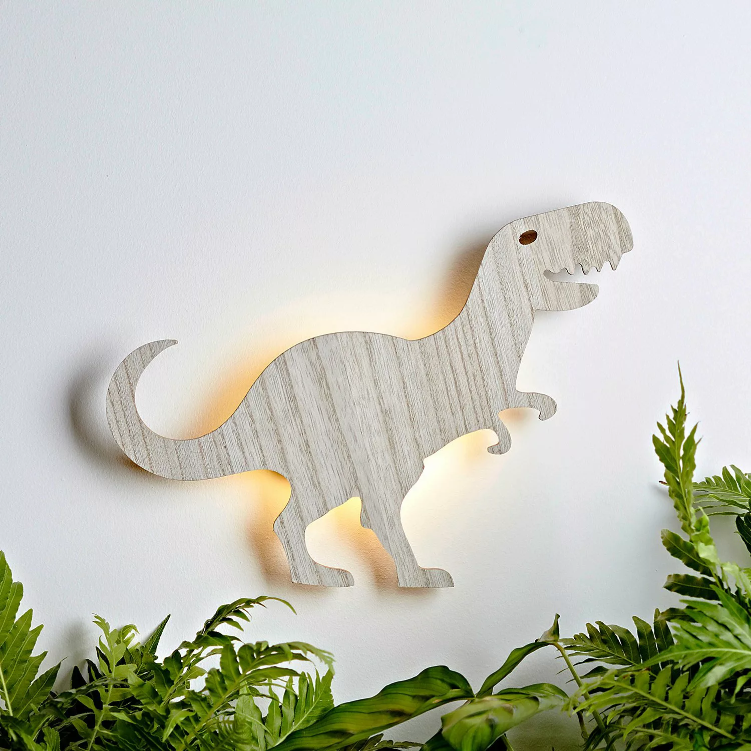 Wandlampe Dinosaurier Tyrannosaurus aus Holz günstig online kaufen