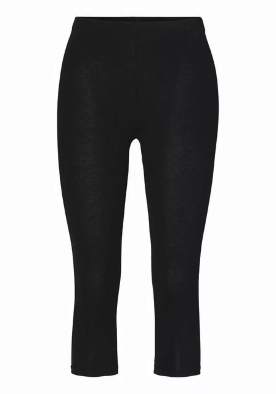 Sarlini 3/4-Leggings Damen Capri ¾ Legging aus weicher, bequemer Baumwolle. günstig online kaufen