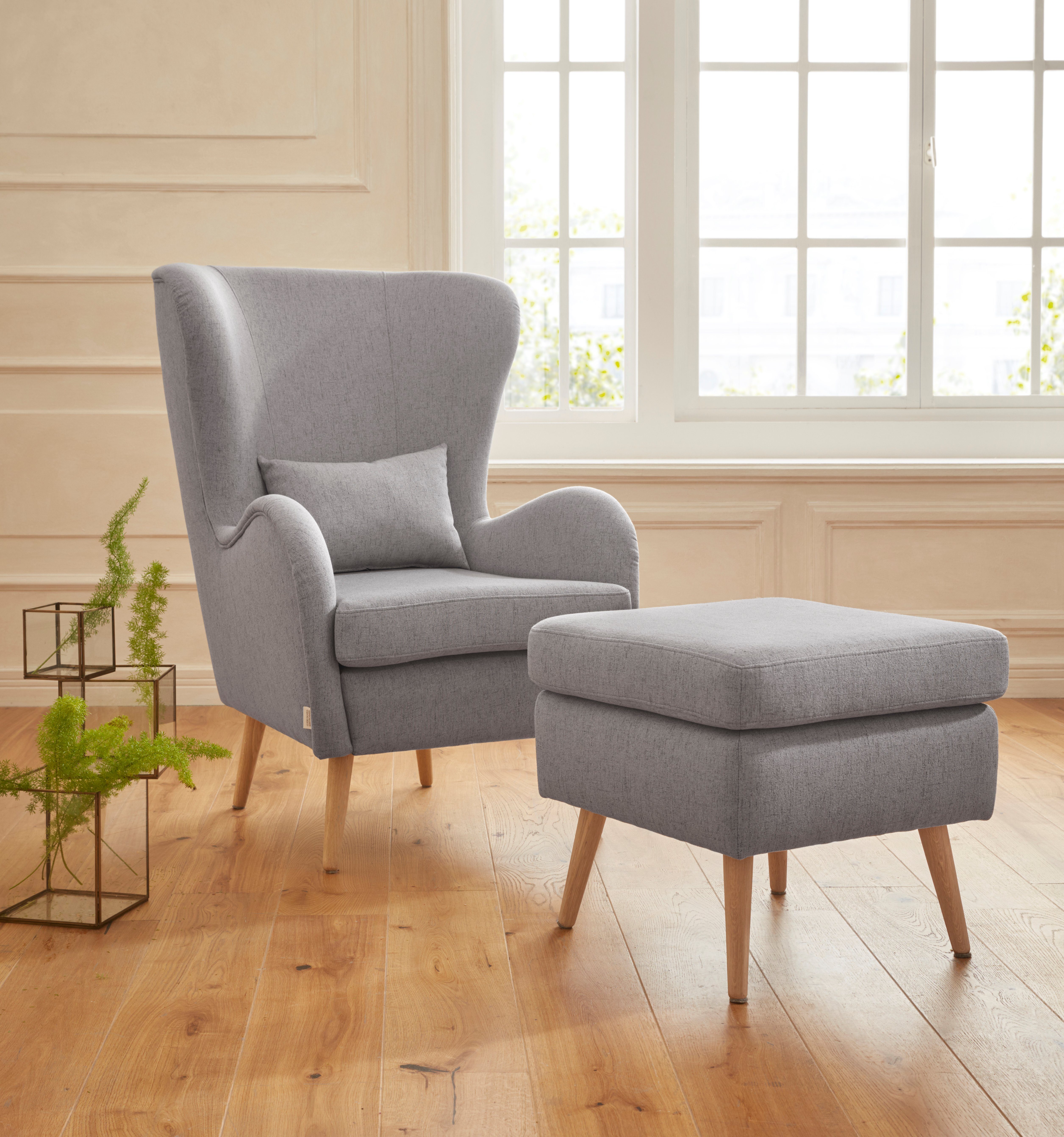Home affaire Sessel "Sallito, TV-Sessel, Ohrensessel mit", Hocker, in viele günstig online kaufen