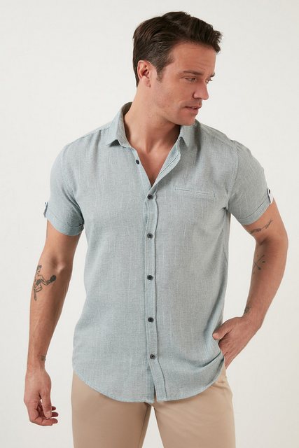 Buratti Langarmhemd Buratti 100% Cotton Short Sleeve Shirt CF21S111766 (1-t günstig online kaufen