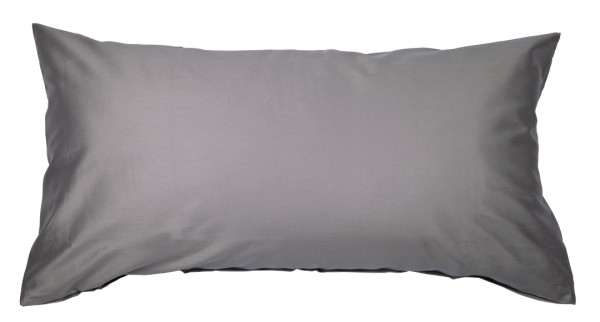 Janine Janine Mako-Satin Bettwäsche Colors 31001 graphit Größe:  60x40 cm günstig online kaufen