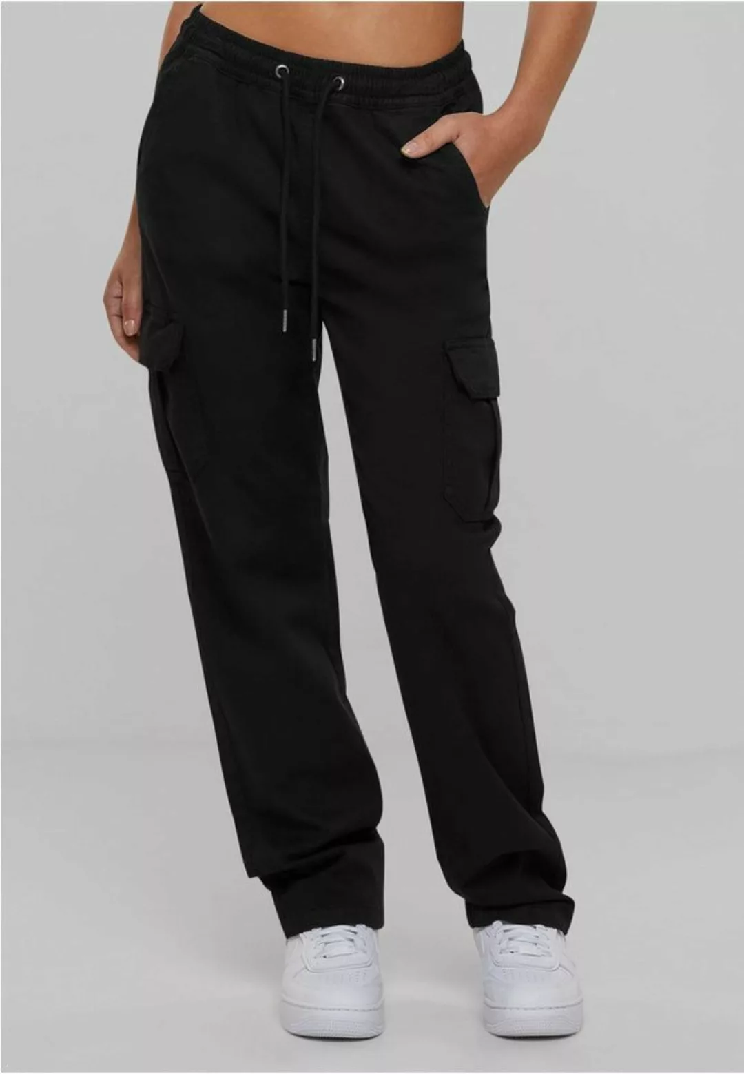 URBAN CLASSICS Cargohose Ladies High Waist Twill Cargo Pants günstig online kaufen