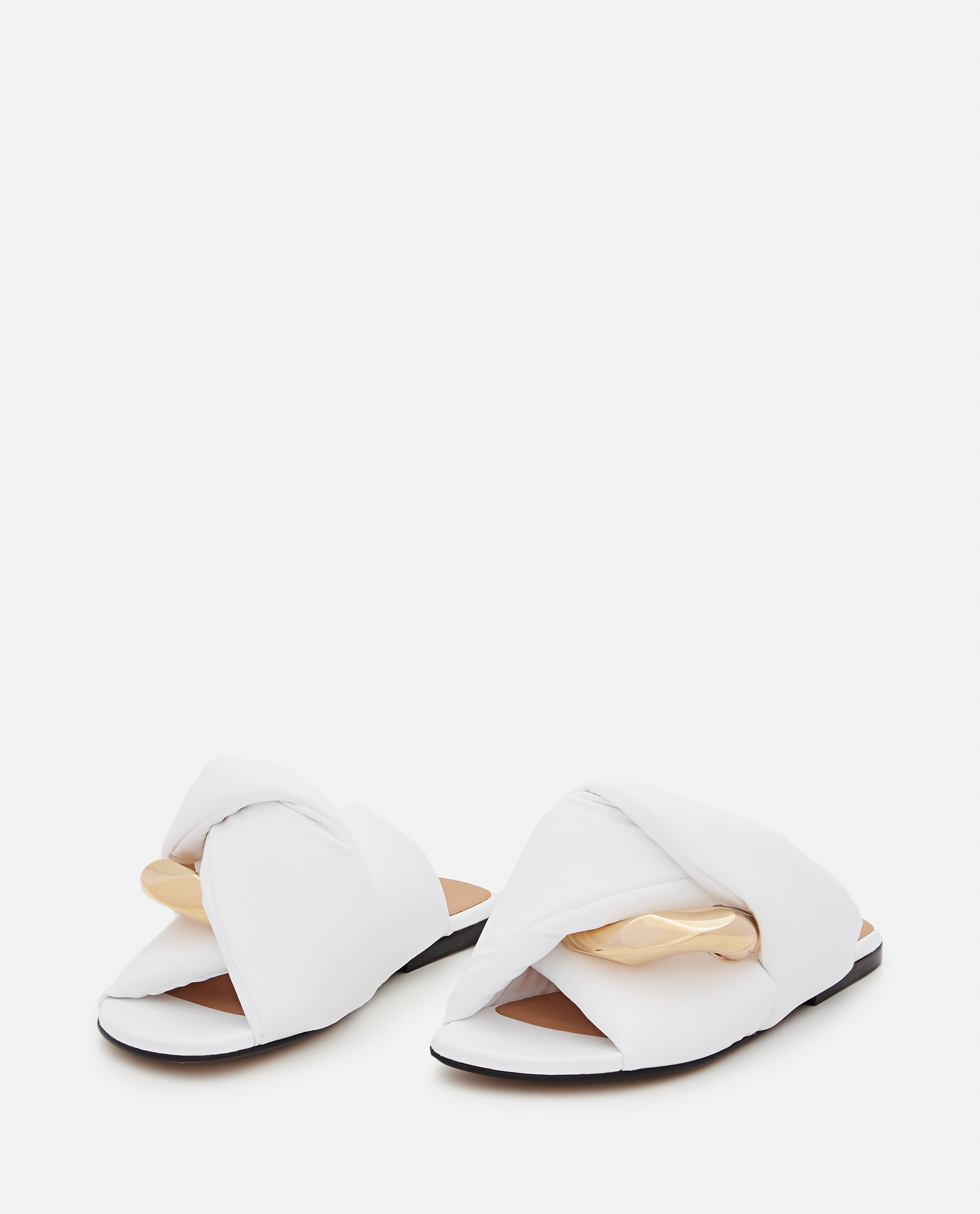 TWIST LEATHER FLAT SANDALS günstig online kaufen