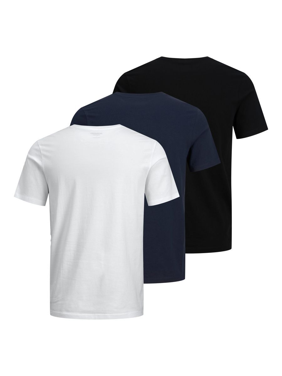 Jack & Jones Corp Logo 3 Paare Kurz Ärmel T-shirt XL Navy Blazer / Pack Nav günstig online kaufen