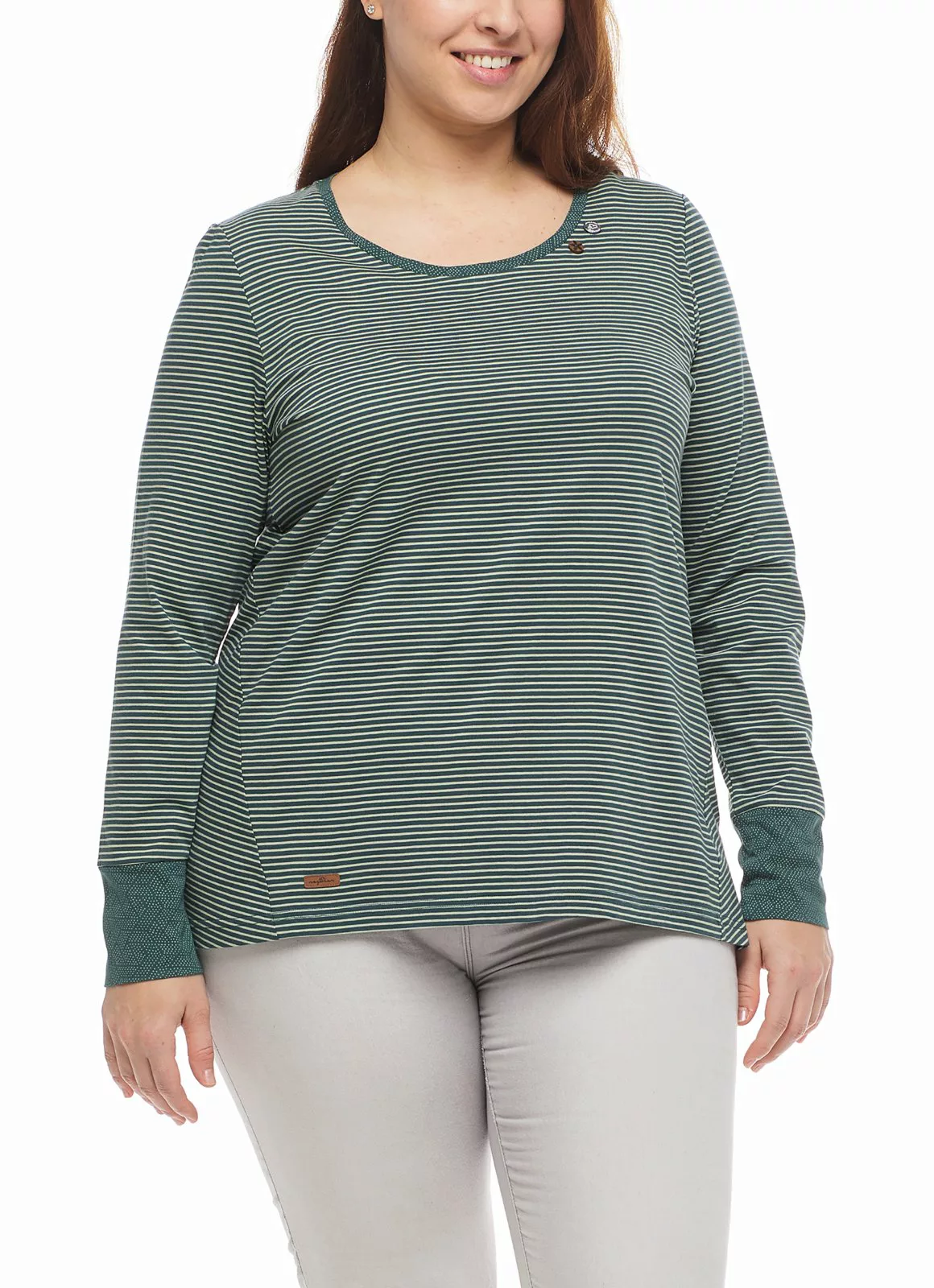 Ragwear Langarmshirt Malina Plus dark green günstig online kaufen