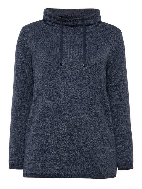 Sheego Rollkragenpullover "Große Größen", mit weitem Kragen, in melierter O günstig online kaufen