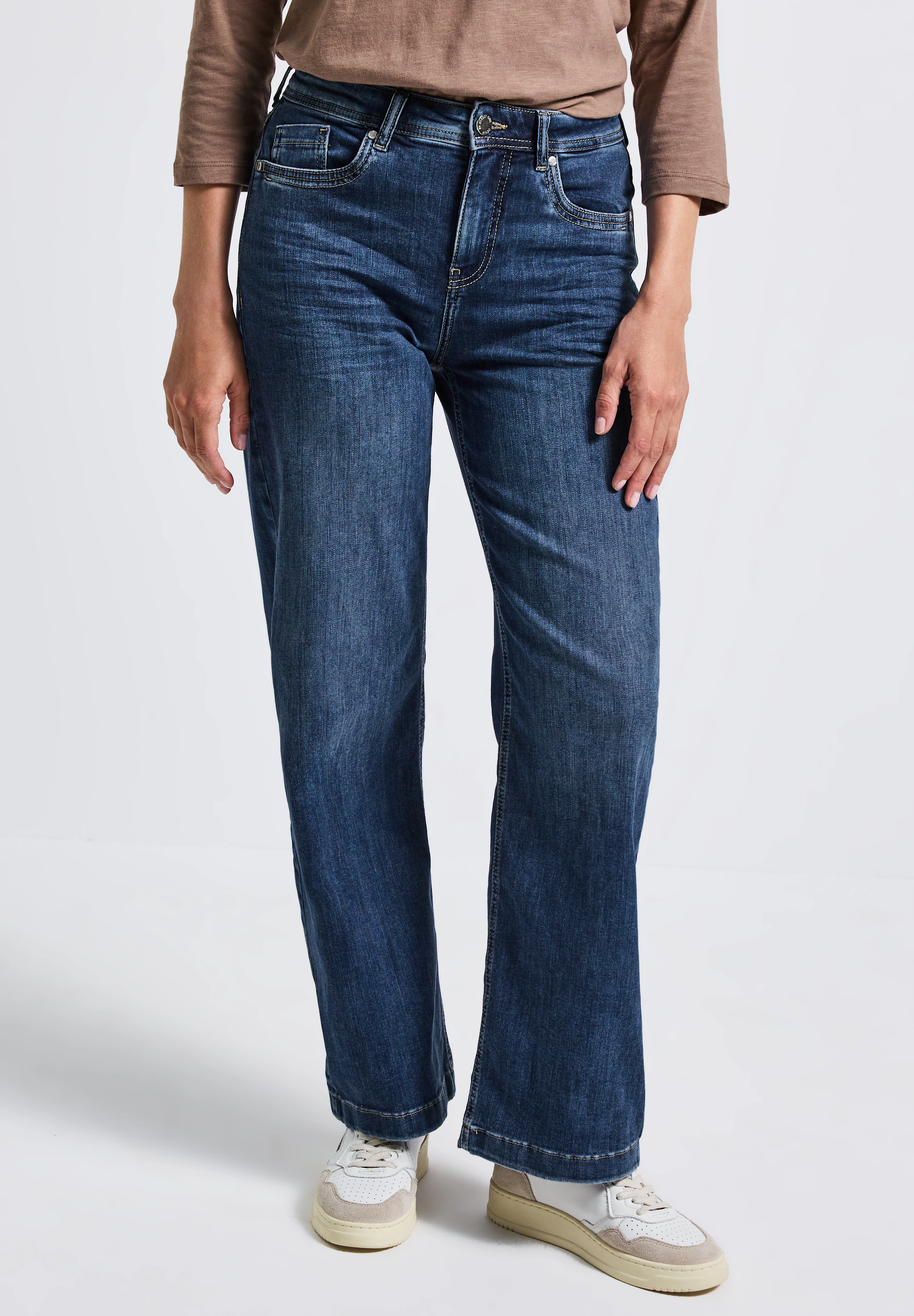 STREET ONE Loose-fit-Jeans, aus Baumwolle mit Stretchanteil günstig online kaufen