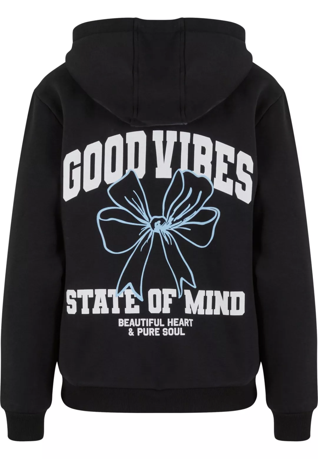 Miss Tee Kapuzenpullover "Miss Tee Good Vibes Bow Ladies Fluffy Hoody", (1 günstig online kaufen