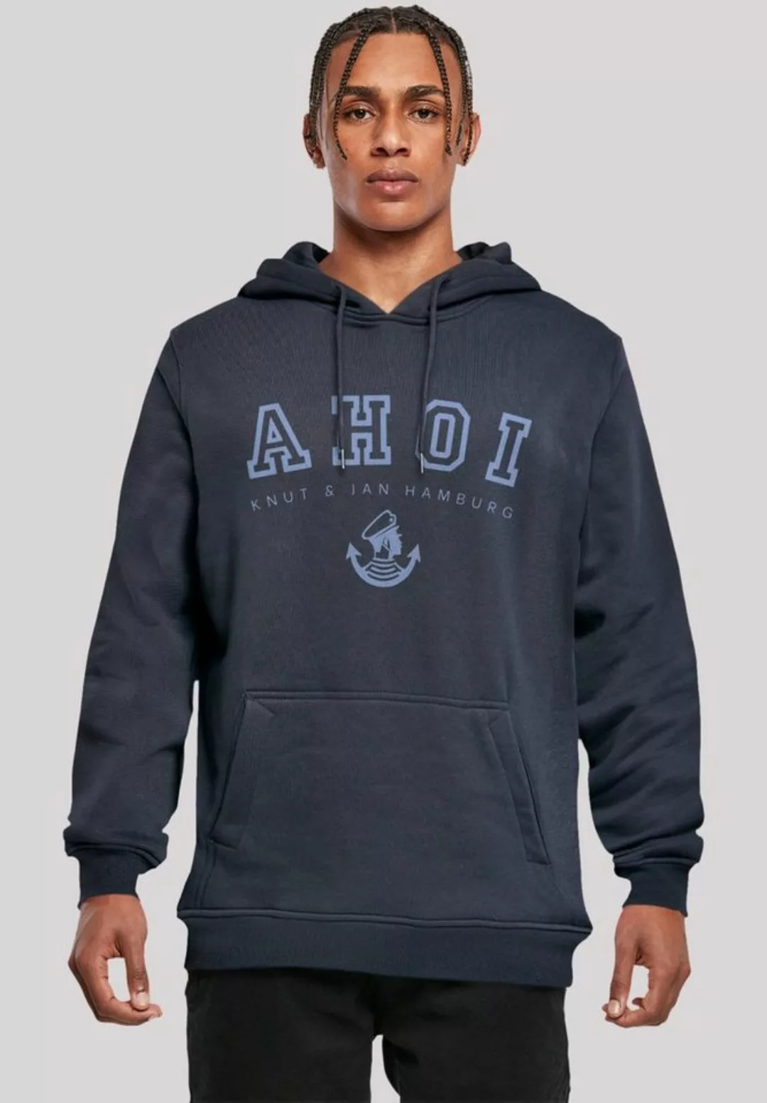 F4NT4STIC Kapuzenpullover "AHOI Knut & Jan Hamburg", Print günstig online kaufen