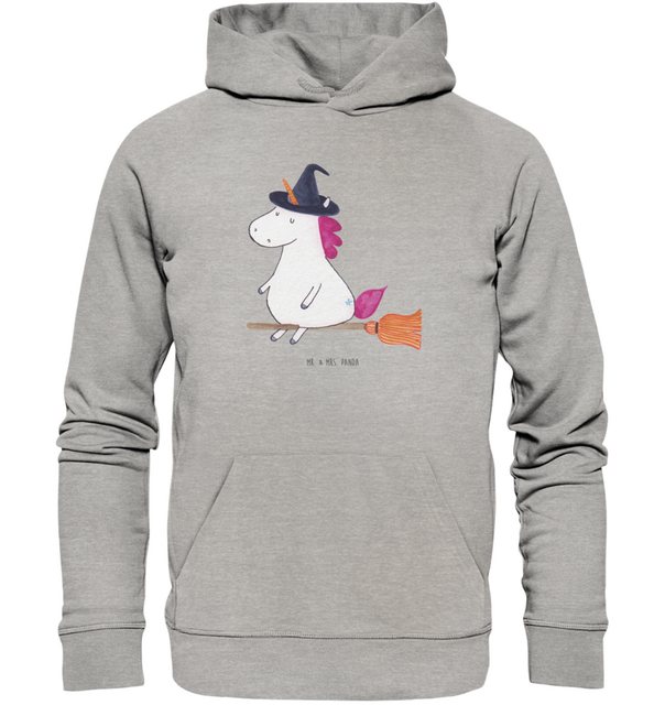 Mr. & Mrs. Panda Hoodie Größe M Einhorn Hexe - Heather Grey - Geschenk, Ehe günstig online kaufen