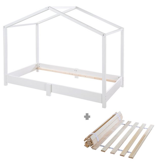 roba® Hausbett bodentief aus Massivholz, 90 x 200 cm oder 70 x 140 cm günstig online kaufen