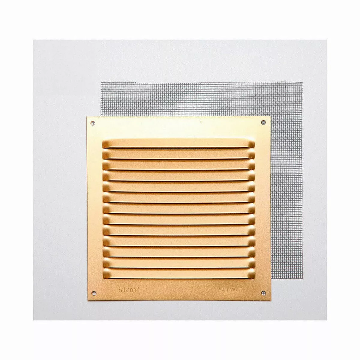 Raster Fepre Moskitonetz Gold Aluminium (15 X 15 Cm) günstig online kaufen