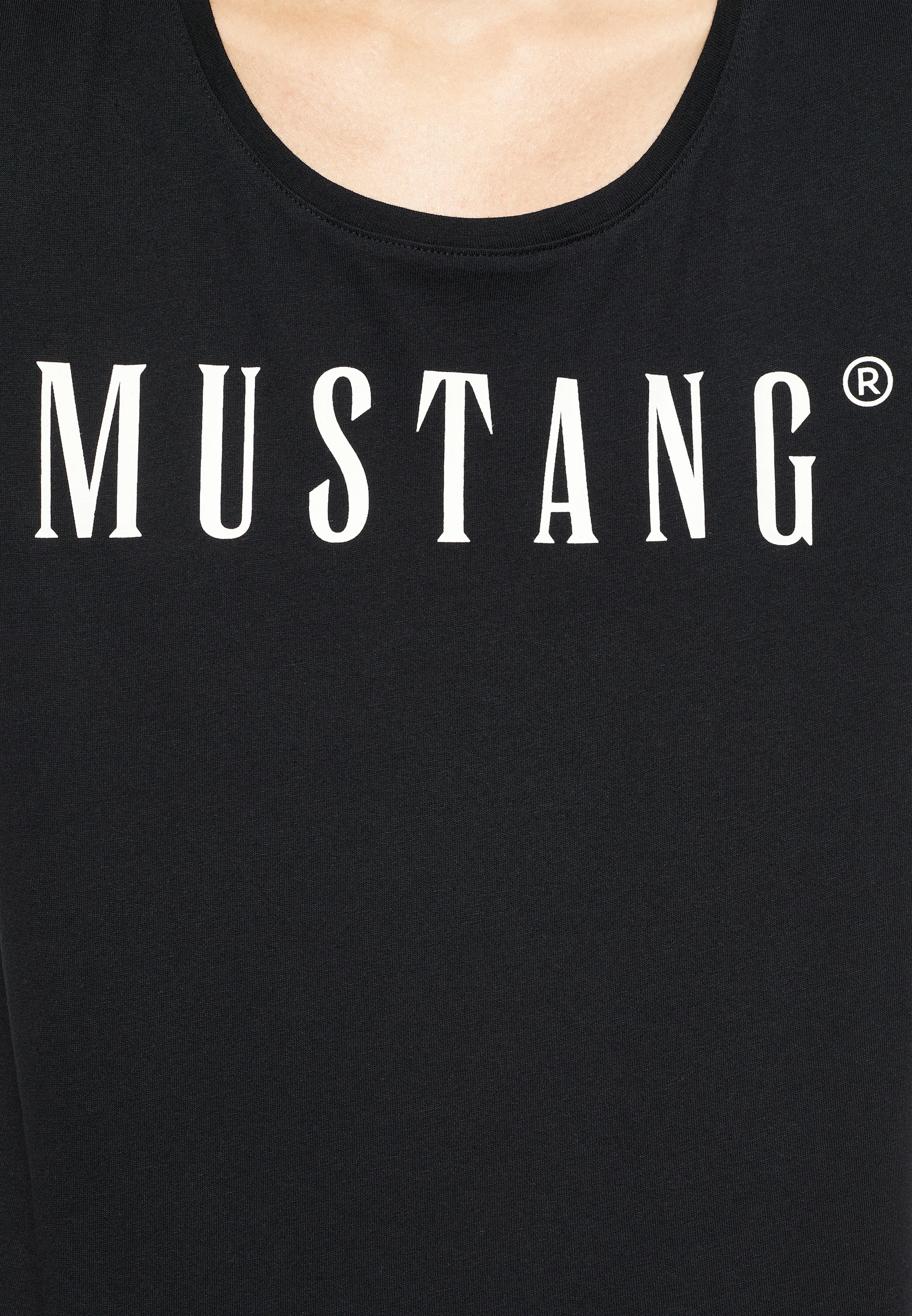 MUSTANG Kurzarmshirt "T-Shirt" günstig online kaufen