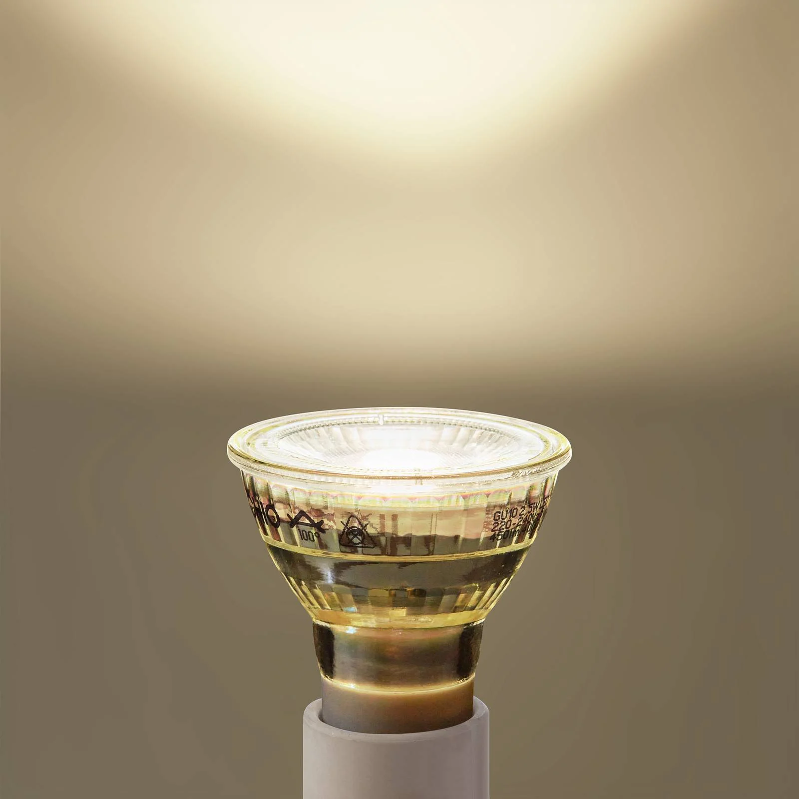 Arcchio LED-Leuchtmittel GU10 2,5W 4000K 450 Lumen Glas günstig online kaufen