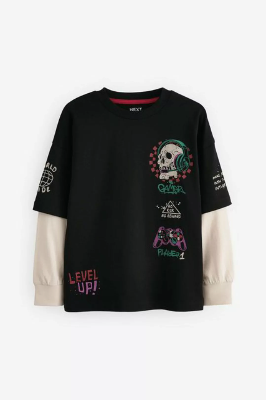 Next Langarmshirt Skate Langärmeliges Shirt (1-tlg) günstig online kaufen