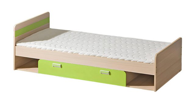 Xlmoebel Bett Holzbett mit integriertem Stauraum für Kinder- und Jugendzimm günstig online kaufen