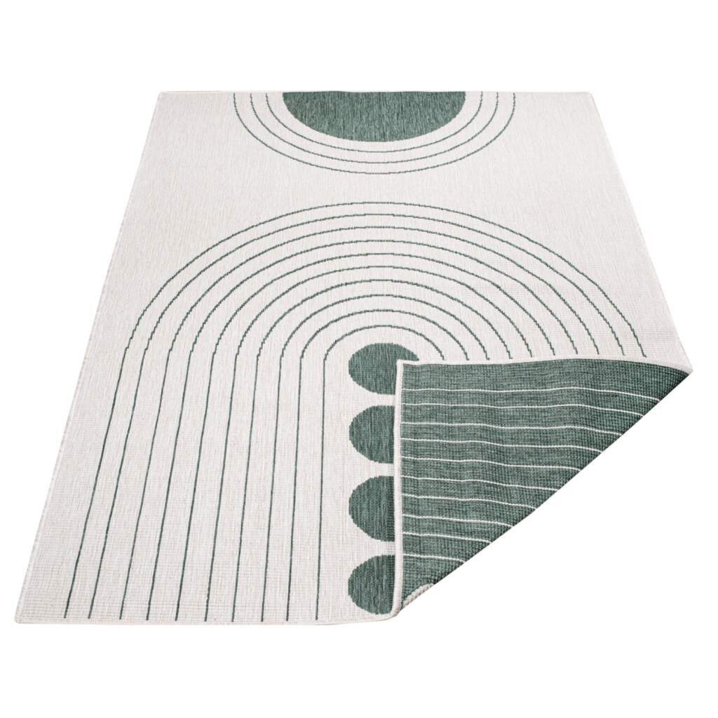 Carpet City Outdoorteppich »DUO RUG 5739«, rechteckig, 5 mm Höhe, Wendetepp günstig online kaufen
