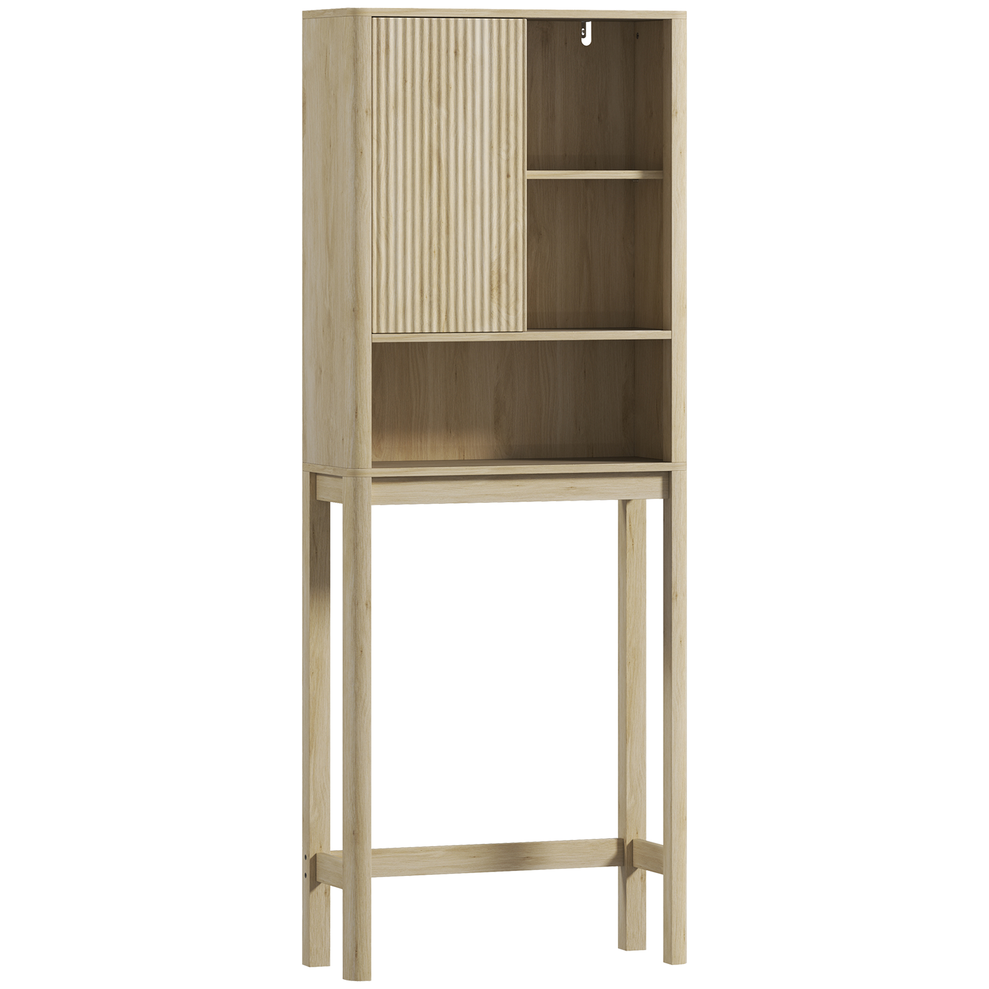 HOMCOM WC-Regal über Toilette Toilettenregal WC Aufbewahrung Badezimmer Auf günstig online kaufen