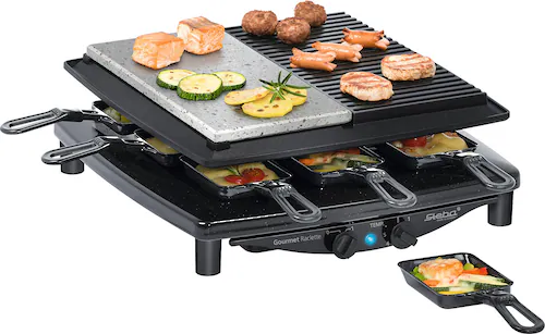 Steba Raclette »RC 4 Plus«, 8 St. Raclettepfännchen, 1450 W günstig online kaufen