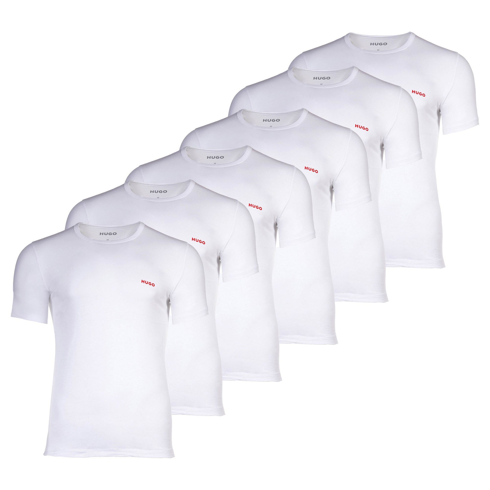 HUGO T-Shirt Herren T-Shirt 6er Pack günstig online kaufen
