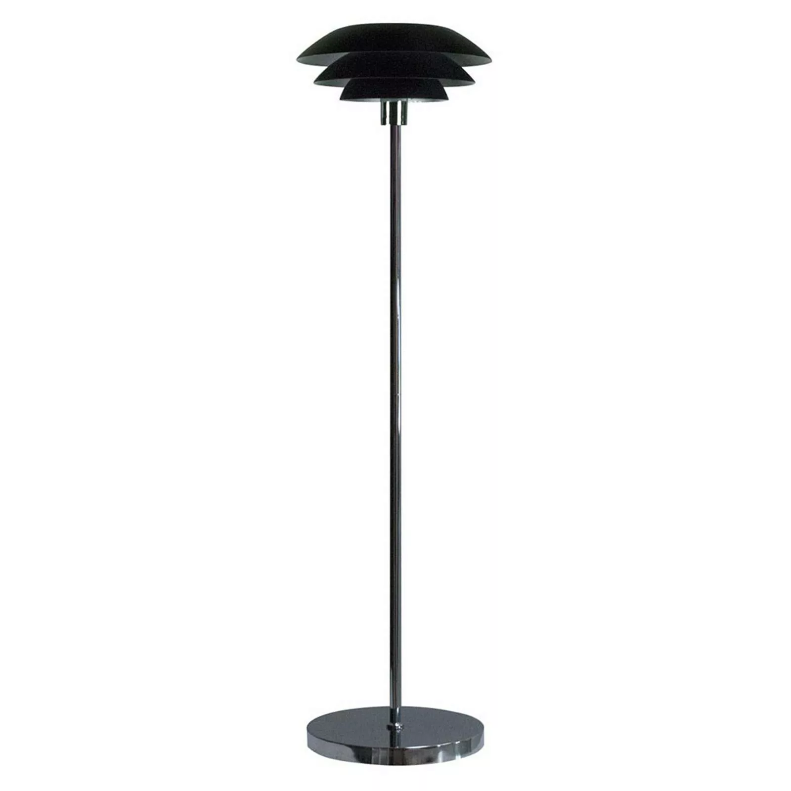 Dyberg Larsen DL31 Stehlampe Metall Ø 31cm schwarz günstig online kaufen