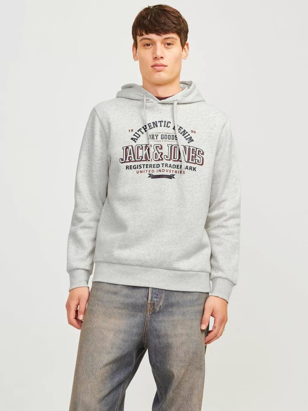 Jack & Jones Sweatshirt JJELOGO SWEAT HOOD 2 COL 24/25 NOOS günstig online kaufen