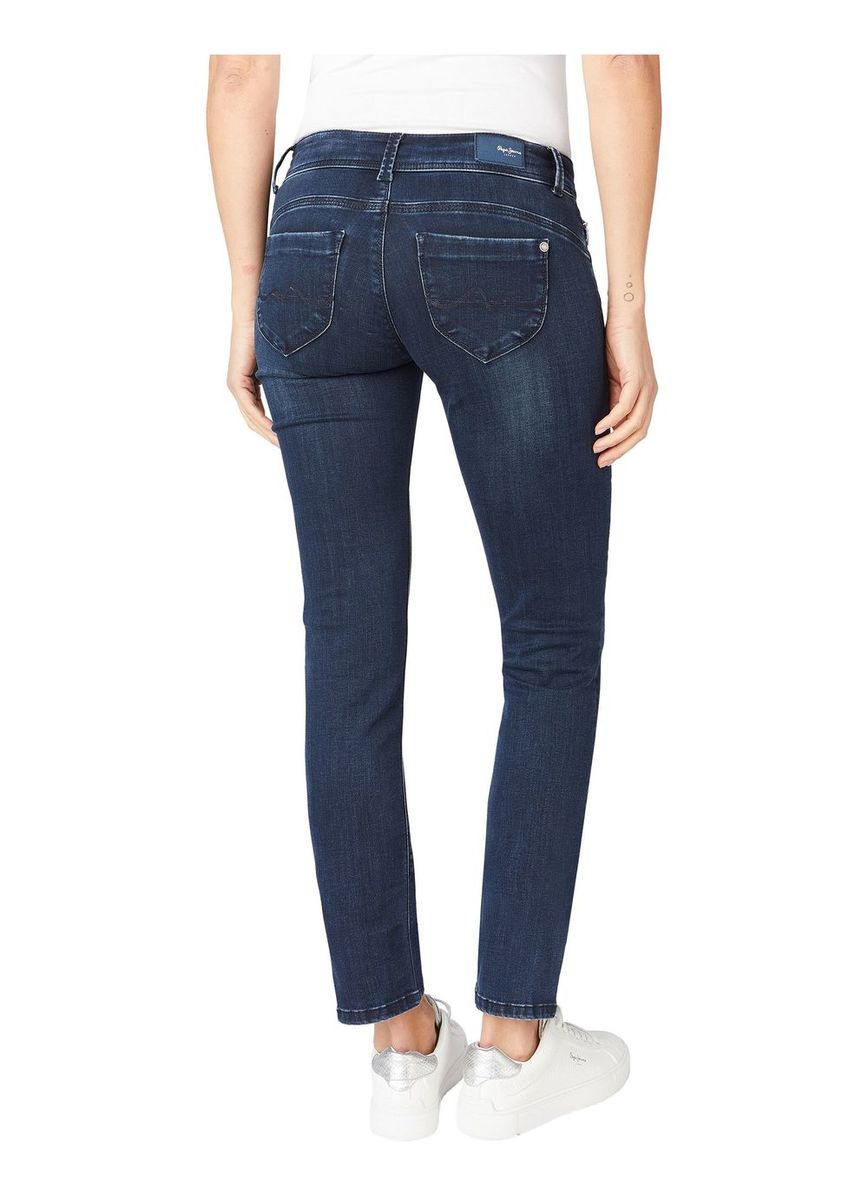 Pepe Jeans Damen Jeans New Brooke - Slim Fit - Blau - Blue Black Wiser günstig online kaufen