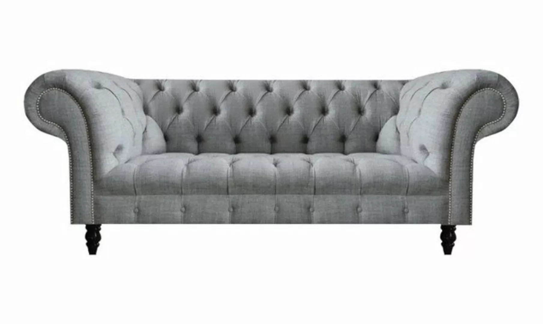 JVmoebel 3-Sitzer Sofa Dreisitzer Couch Grau Polstermöbel Wohnzimmer Modern günstig online kaufen