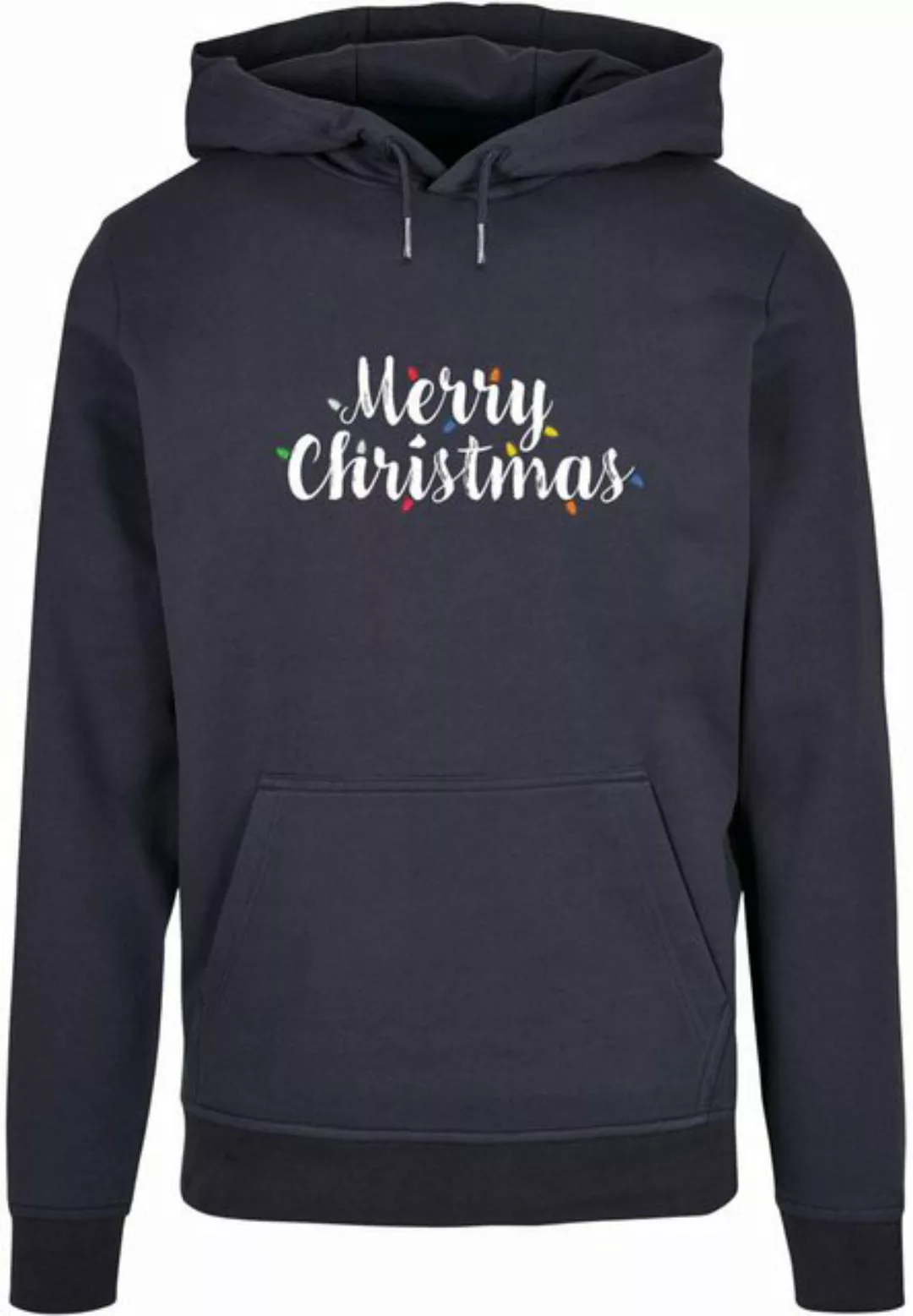 Merchcode Kapuzensweatshirt Merchcode Herren Merry Christmas Lights Basic H günstig online kaufen