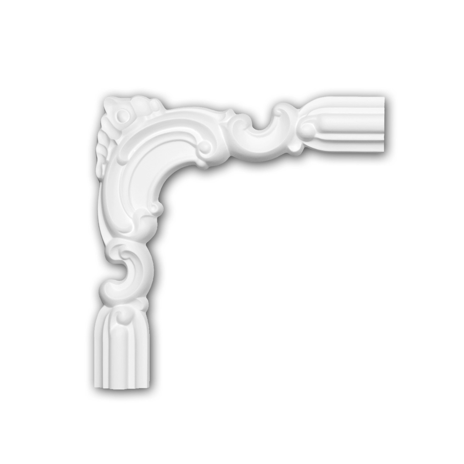 PROFHOME 152298 Eckelement für Wandleiste Zierelement dekoratives Element 2 günstig online kaufen