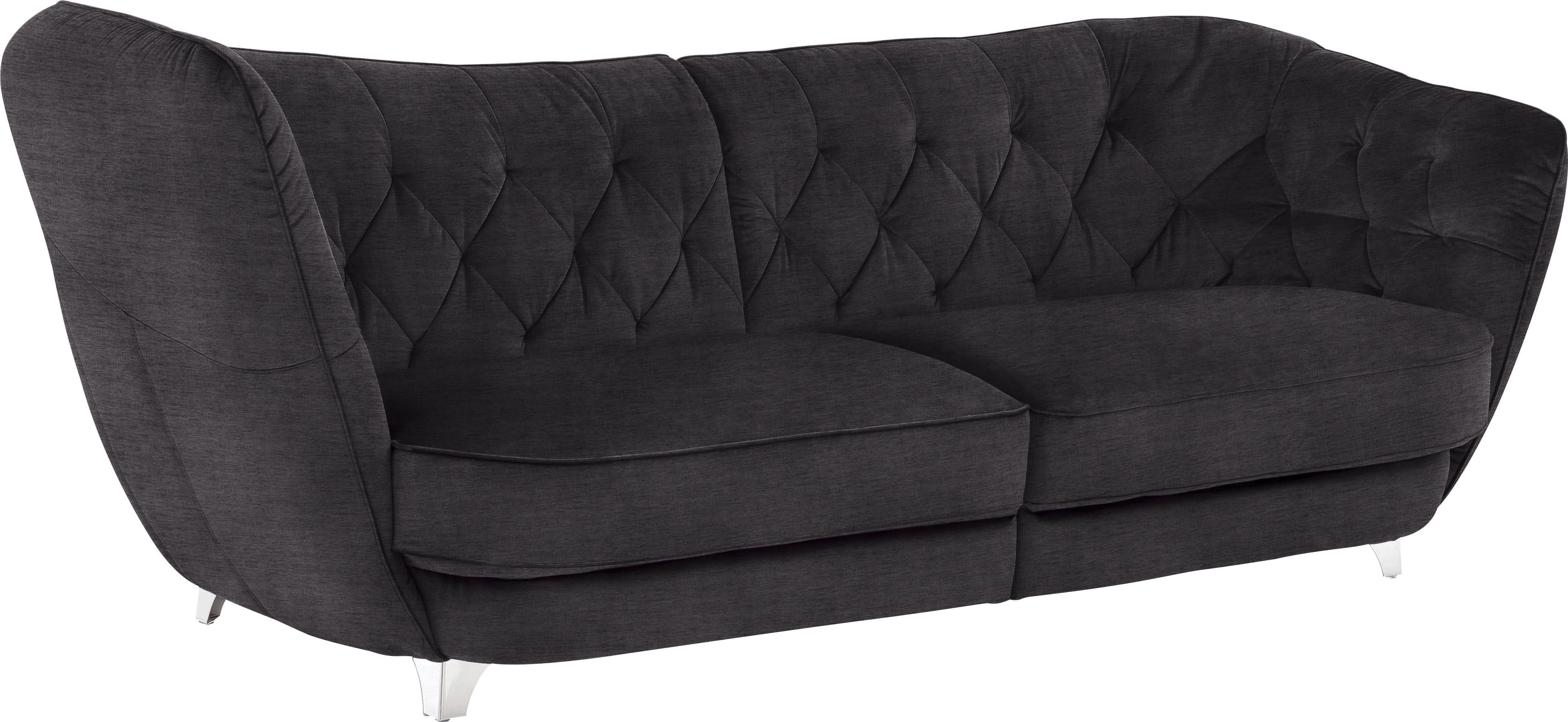 Leonique Big-Sofa "Retro", stylischer Hochlehner günstig online kaufen