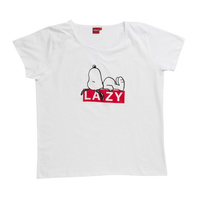 United Labels® T-Shirt The Peanuts Snoopy – Lazy Damen T-Shirt Oberteil Fra günstig online kaufen