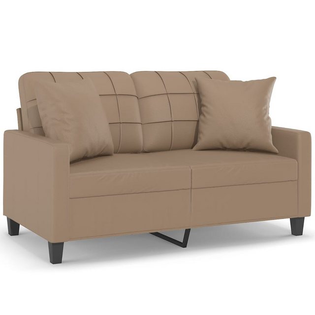 vidaXL Sofa Sofa Kunstleder mit Zierkissen, 120 cm günstig online kaufen