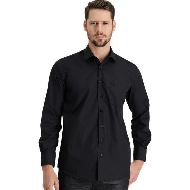KIGILI Langarmhemd Herrenhemd Langarm Uni Klassisches Hemd, Regular Fit, Kl günstig online kaufen