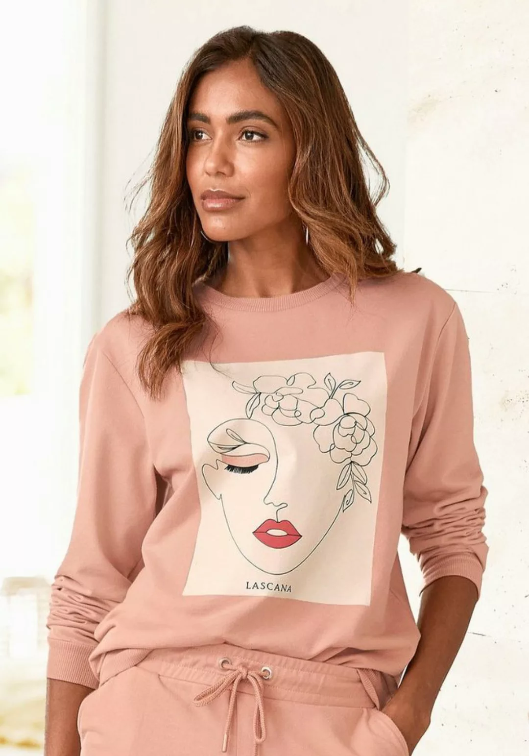 LASCANA Sweatshirt Loungeanzug günstig online kaufen