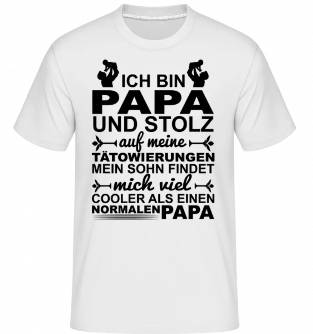 Papa Tattoos Sohn · Shirtinator Männer T-Shirt günstig online kaufen