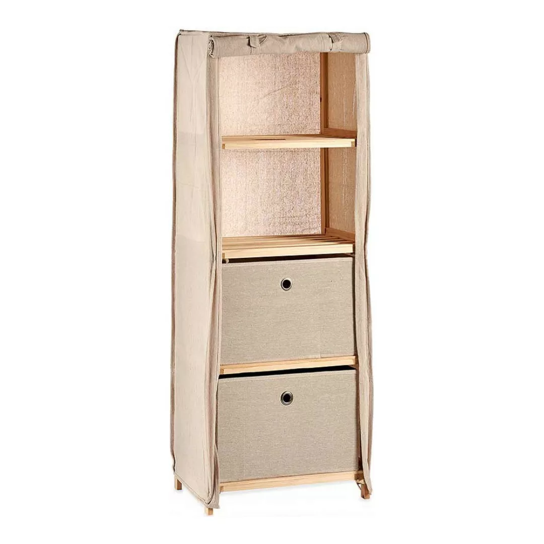 Regal Beige Holz Stoff (28 X 113 X 42 Cm) günstig online kaufen