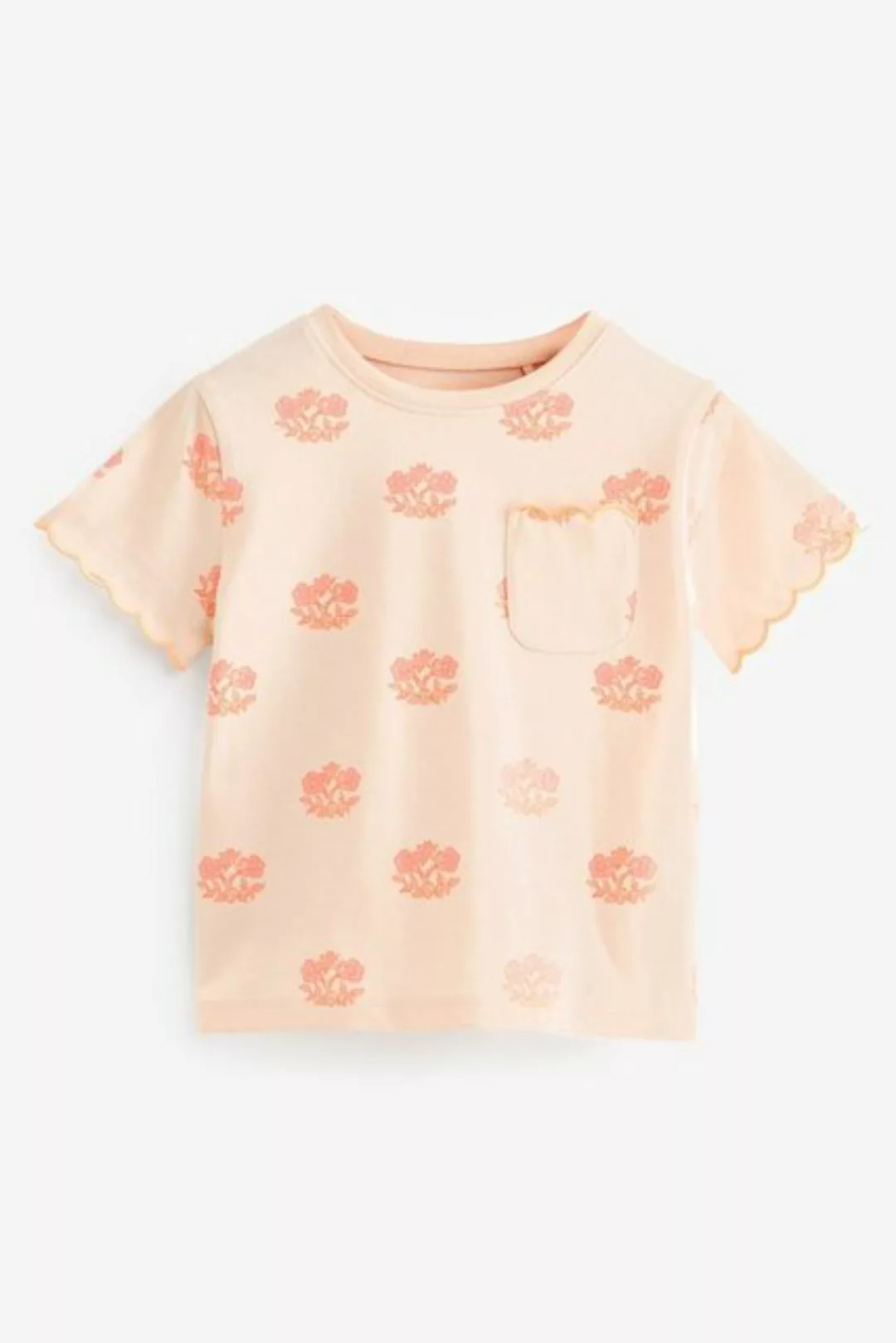 Next T-Shirt Kurzärmliges T-Shirt mit Bogensaum (1-tlg) günstig online kaufen