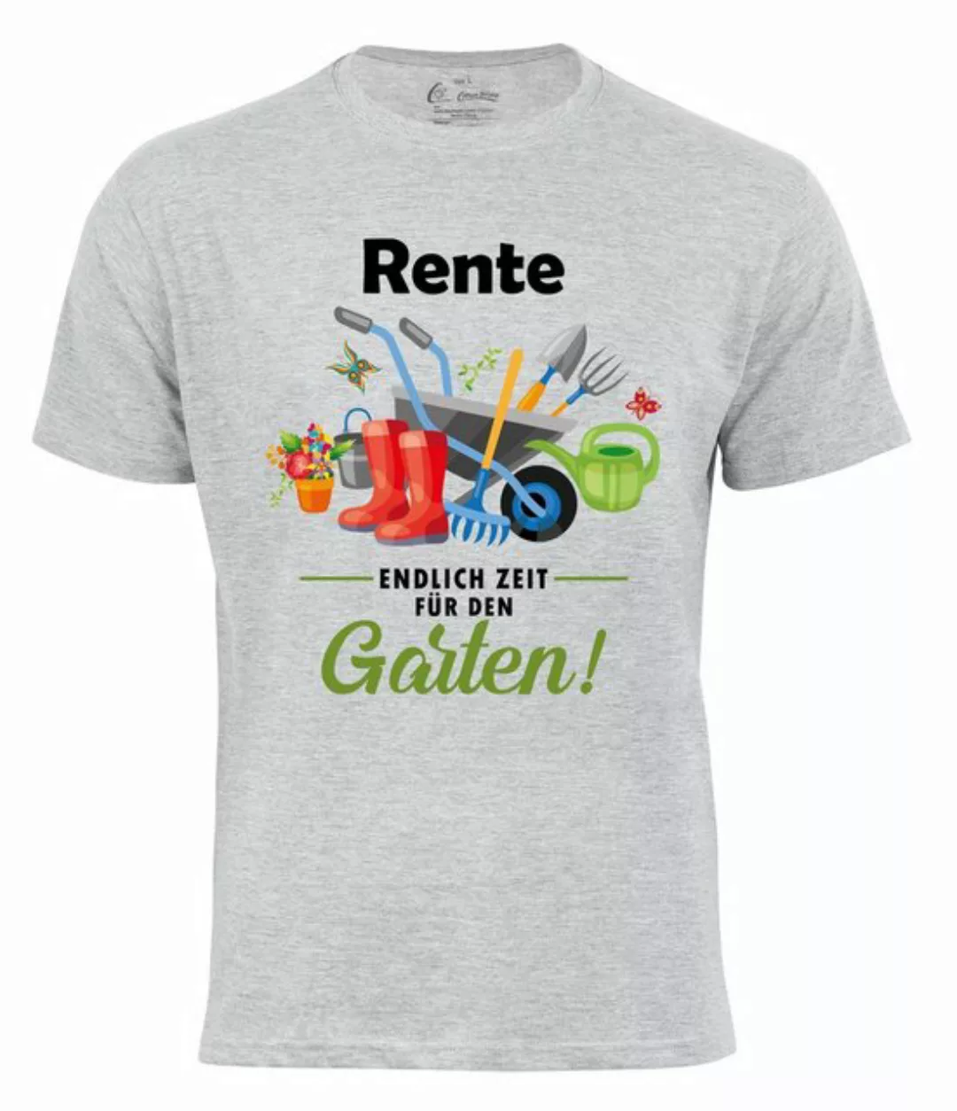 Cotton Prime® T-Shirt Rente - Endlich Zeit für den Garten günstig online kaufen