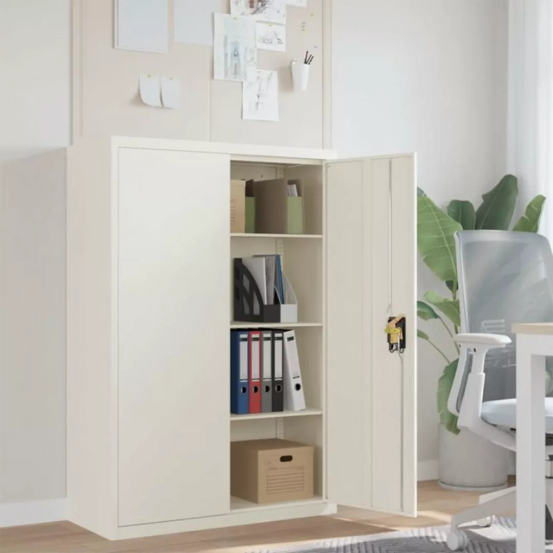 vidaXL Aktenschrank Aktenschrank Büroschrank Home Office Ablage Büro Weiß 9 günstig online kaufen