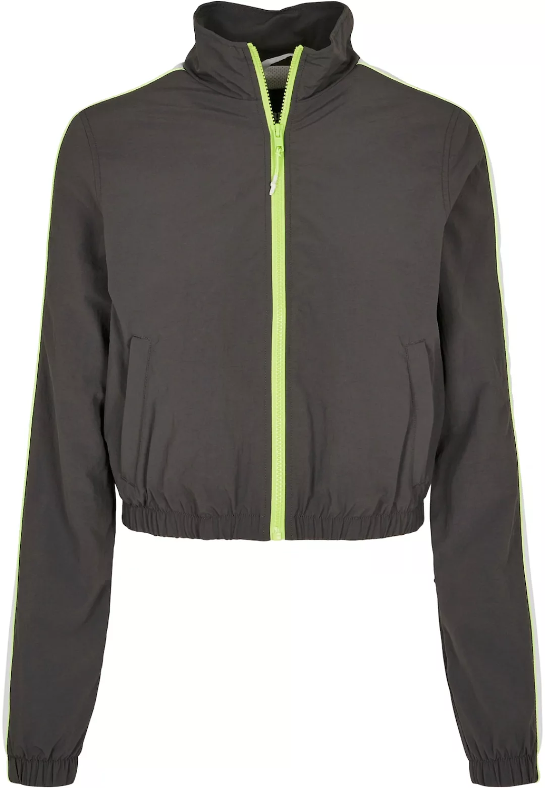 URBAN CLASSICS Allwetterjacke "Urban Classics Damen Ladies Short Piped Trac günstig online kaufen