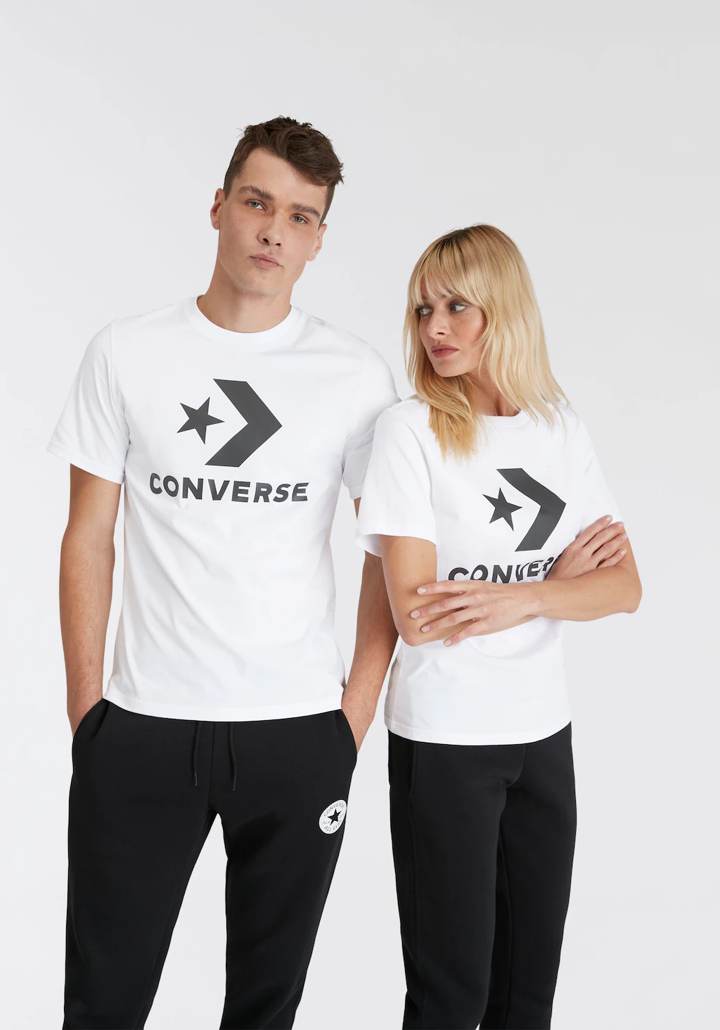 Converse T-Shirt "Unisex GO-TO STAR CHEVRON LOGO STANDARD-FIT", Unisex günstig online kaufen